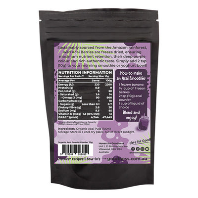 Organic Acai Powder 70g