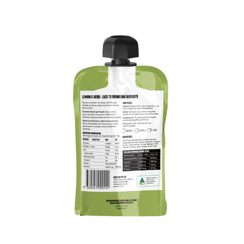 Bone Broth Body Glue Lemon & Herb - Go Pack 200g