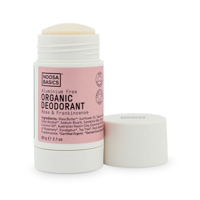 Noosa deodorant stick 60g - rose and frankincense
