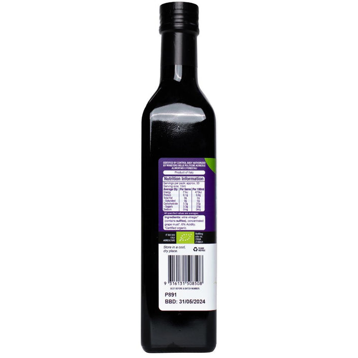Organic Balsamic Vinegar 500ml