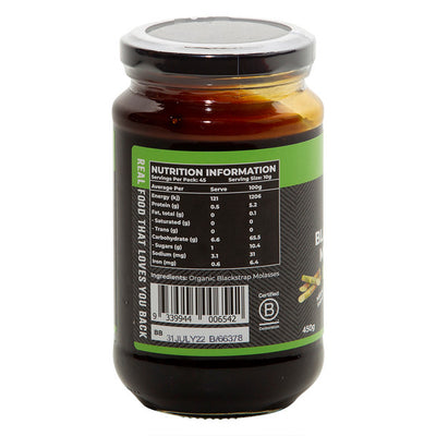 Organic Blackstrap Molasses 450g