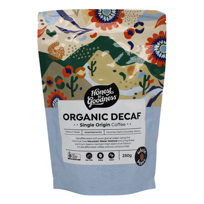 Organic Decaf Single Origin Coffee Beans 250g