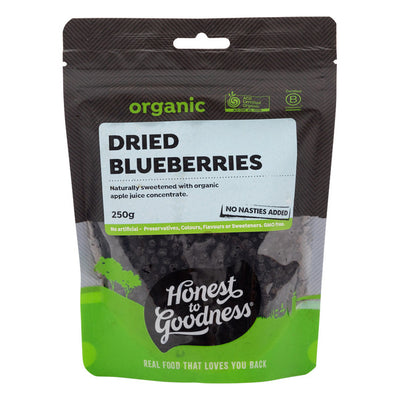 Organic Dried Blueberries 250g