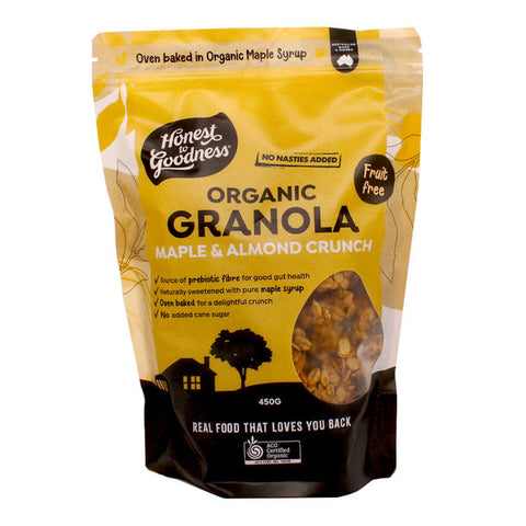 Organic Granola - Maple & Almond Crunch 450g