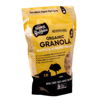 Organic Granola - Maple & Almond Crunch 450g