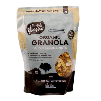 Organic Granola - Super Seeds & Nuts 450g