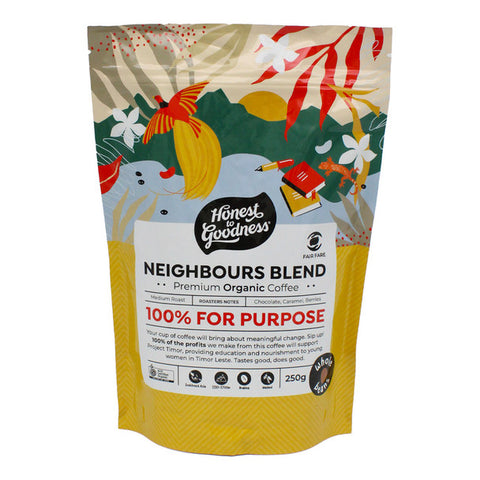 Organic Neighbours Blend Coffee Beans 250g
