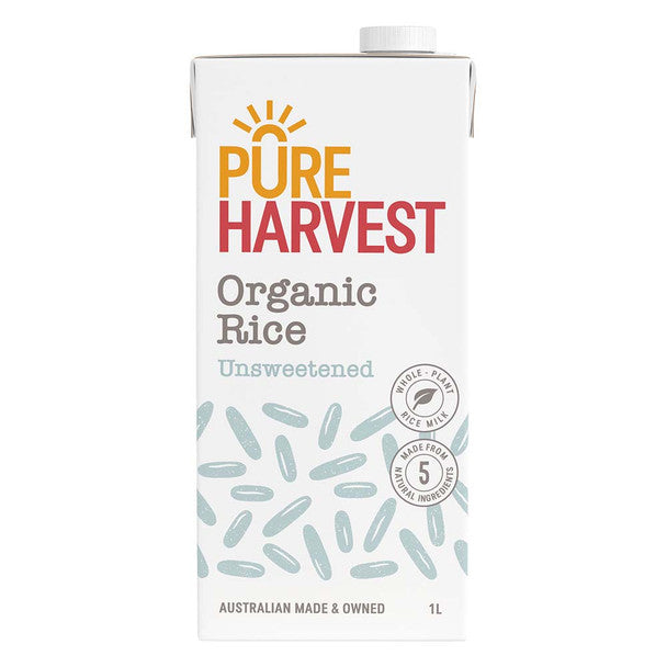 Organic Rice Milk Unsweetened 1L