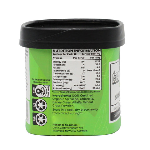 Organic SuperGreens Blend 200g