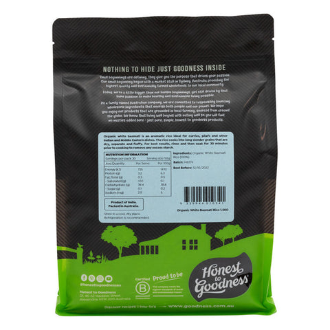 Basmati White Rice - 1.5kg