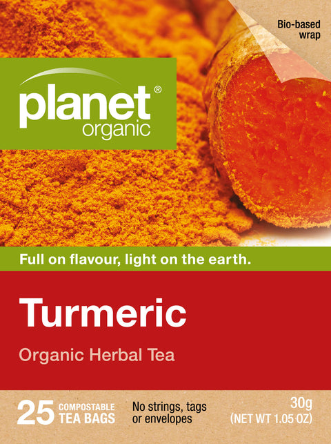 Planet Organic Turmeric x 25 Tea Bags