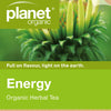 Planet Organic Energy x 25 Tea Bags