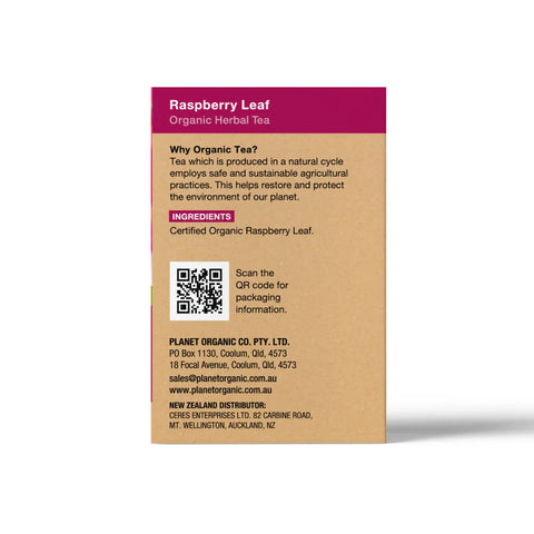 Raspberry Leaf Tea 25 Tea Bags - Certified Organic