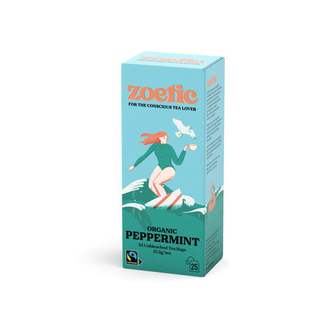 Organic Peppermint Tea Bags 25 Pack