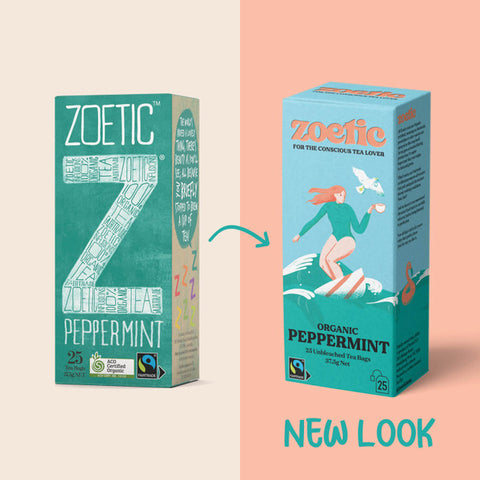 Organic Peppermint Tea Bags 25 Pack