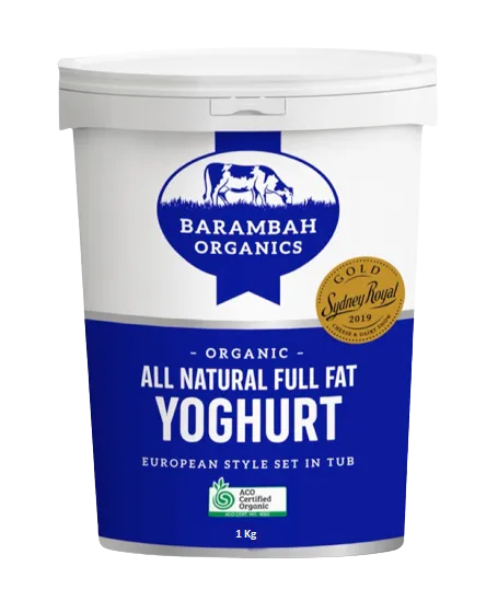 Barambah Organic Natural Yoghurt 1 KG
