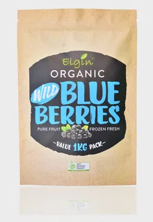 Elgin Organic Wild Blueberries (Frozen) - 1kg