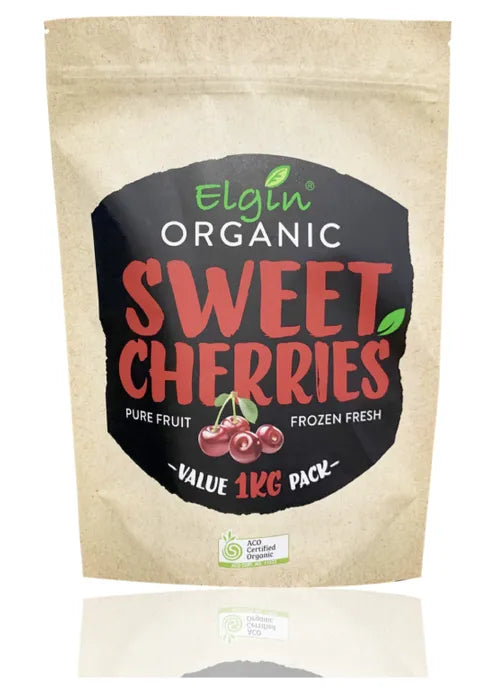 Elgin organic sweet Cherries (Frozen) 1kg