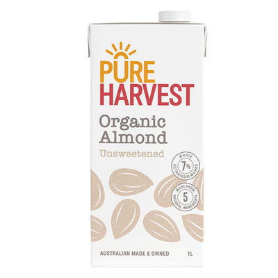 Organic Almond Milk Unsweetened 1L