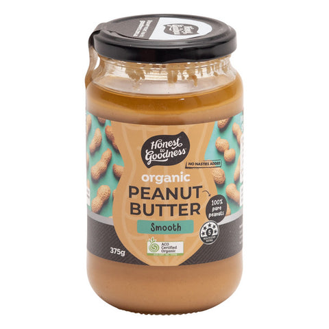 Organic Smooth Peanut Butter 375g