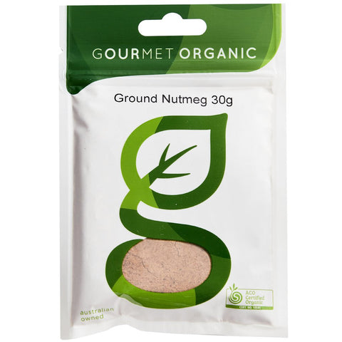 Gourmet Organic Herbs - Nutmeg 30g - The Original Organic Company