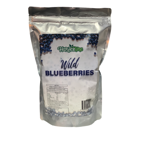 Harvestime Wild Blueberries  (Frozen) - 1kg