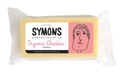 Symons Cheddar Cheese 200g **AVAILABLE NOW & READY TO SHIP** - The Original Organic Company
