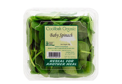 Coolibah Baby Spinach Certified Organic - The Original Organic Company
